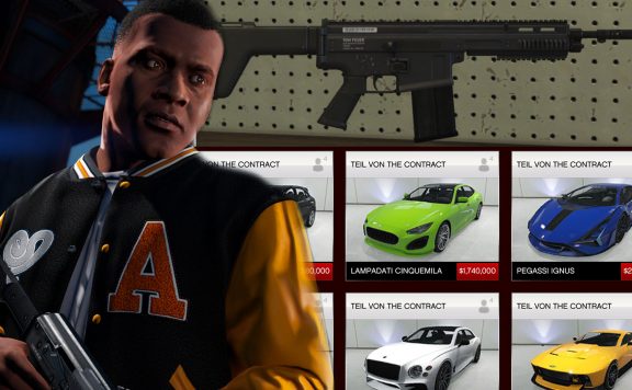 GTA-Online-Franklin-Waffen-Autos-Contract-TItel