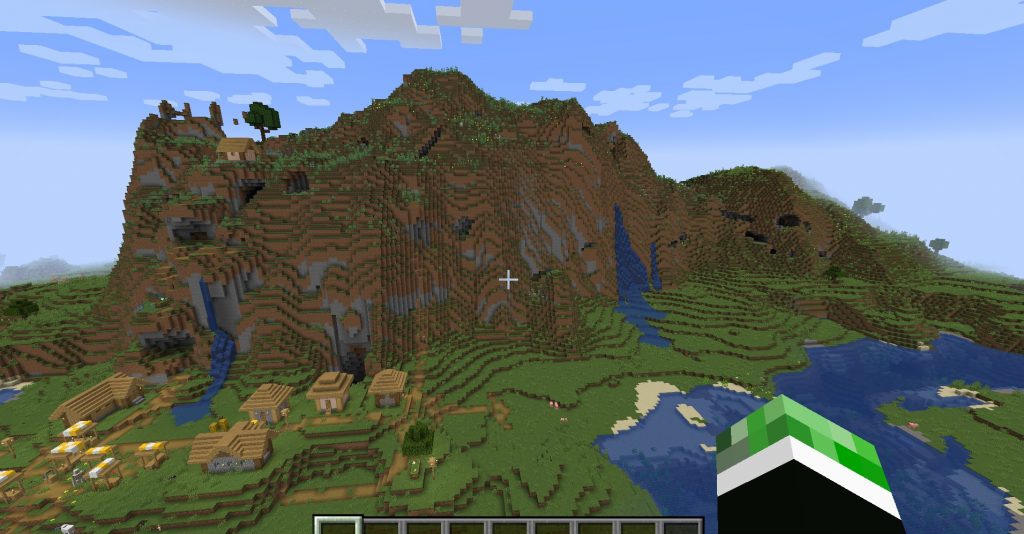 Minecraft Huge Mountain Range