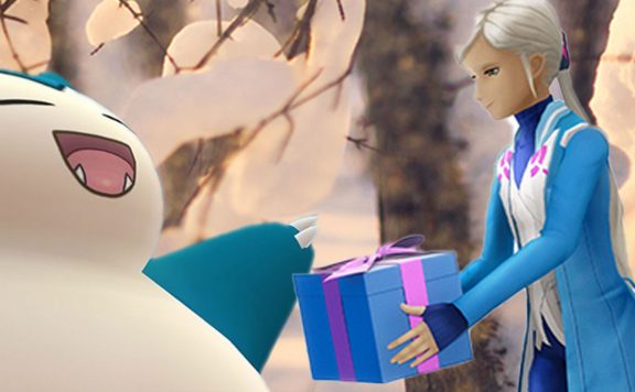 Pokémon-GO-Relaxo-Geschenk-Winter