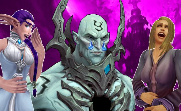 WoW Jailer Sad crying women laughing titel title 1280x720