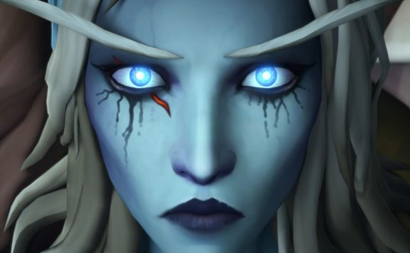 WoW Sylvanas Cinematic Ranger General Teldrassil Close up Banshee titel title 1280x720