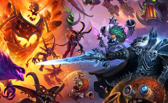 Hearthstone Artwork Battlegrounds titel title 1280x720