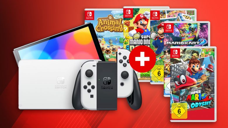 Nintendo Switch OLED inklusive Spiel bei Mediamarkt im Angebot