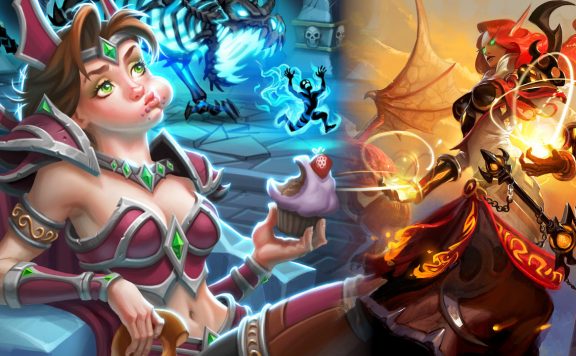 Hearthstone AFKarla red dragon titel title 1280x720