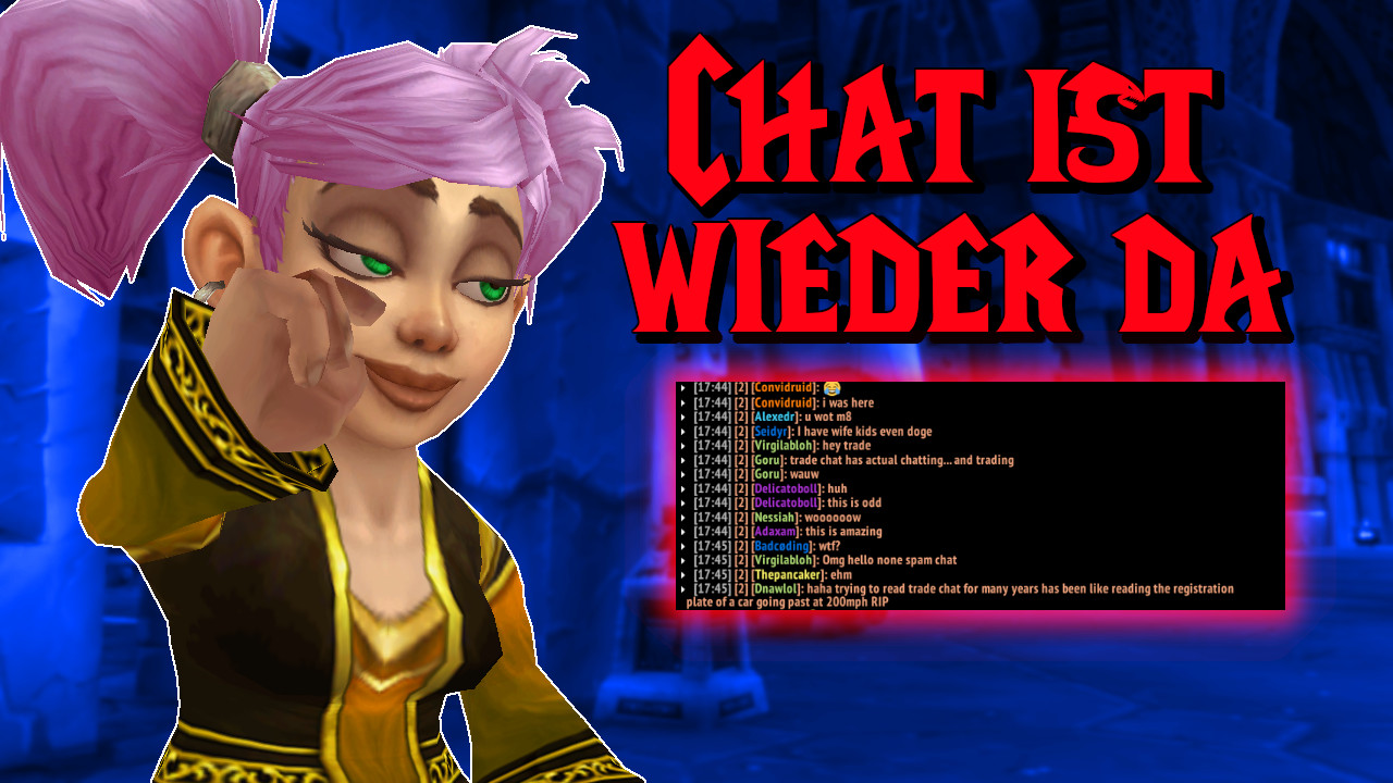 Chat wow world Can I