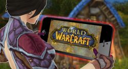 WoW Mobiel Warcraft Handy Smartphone Human Female Holding titel title 1280x720