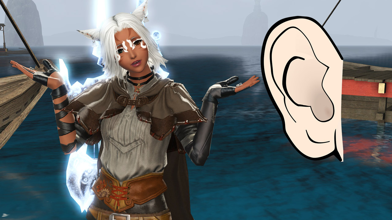 Final Fantasy XIV wollte für ein neues Feature ein Foto von meinem Ohr haben