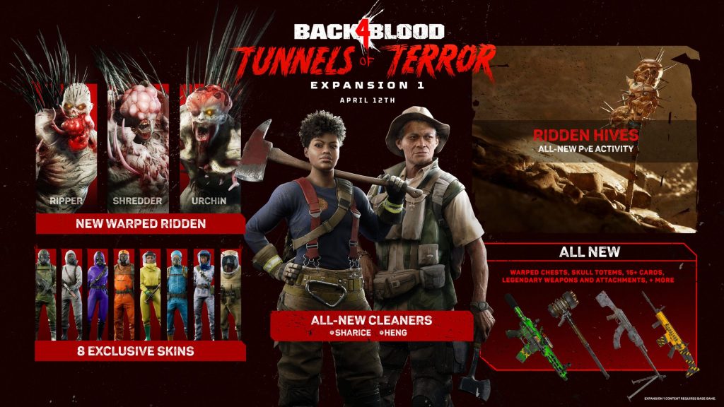 Back 4 Blood Tunnels of Terror Content