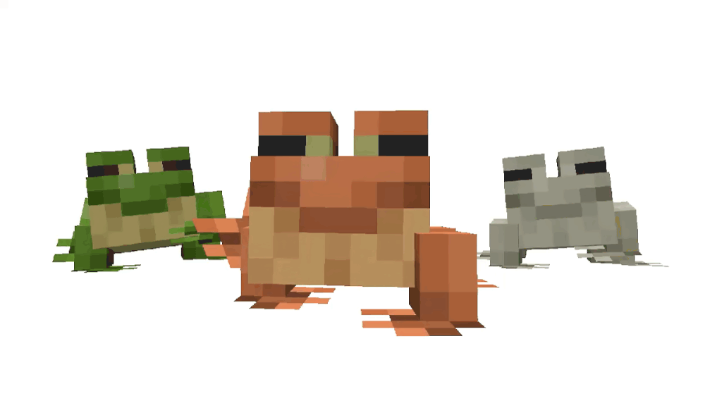 Minecraft Walking Frogs
