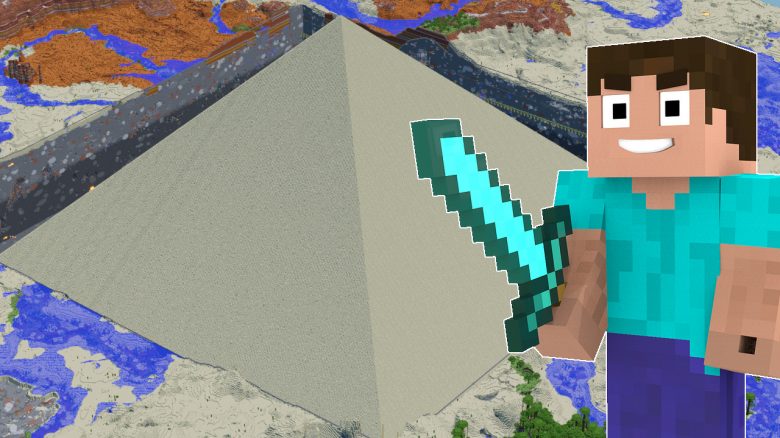 Minecraft: Spieler baut größte Pyramide aller Zeiten – komplett im Survival-Modus