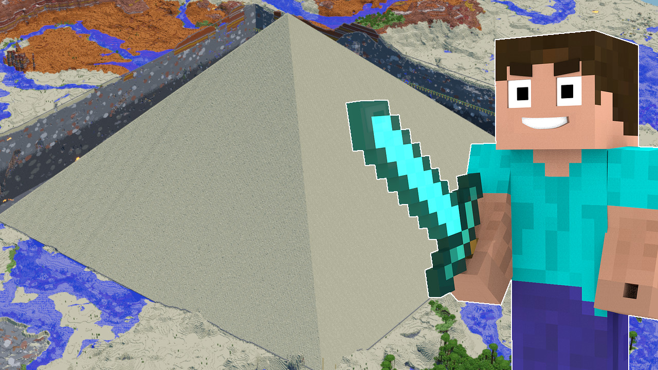 Minecraft: Spieler baut größte Pyramide aller Zeiten – komplett im Survival-Modus