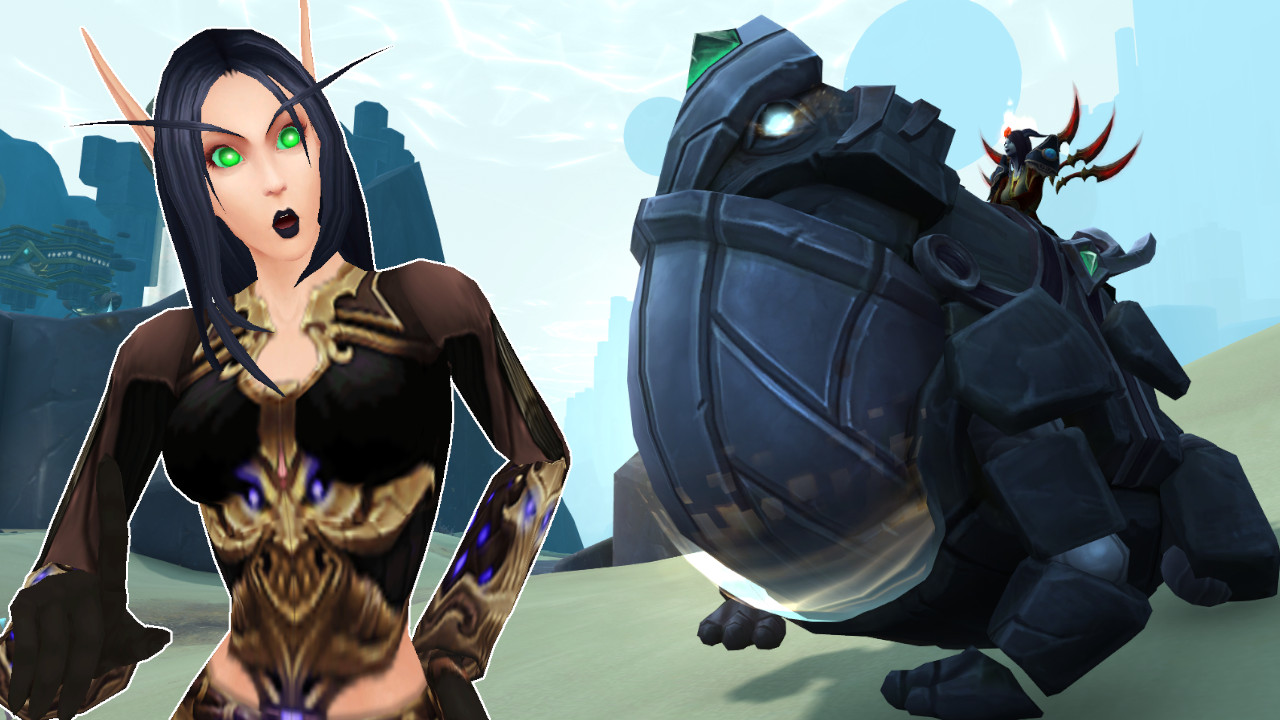WoW Blood Elf Amazed Bufonid Mount titel title 1280x720