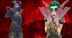 WoW Draenei Laugh Night Elf Druid Cry titel title 1280x720