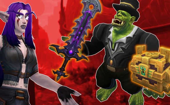 WoW Items Loot Orc laughing Nightelf ask titel title 1280x720