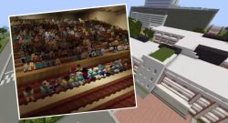 minecraft uni haelt eroeffnungsfeier covid-19