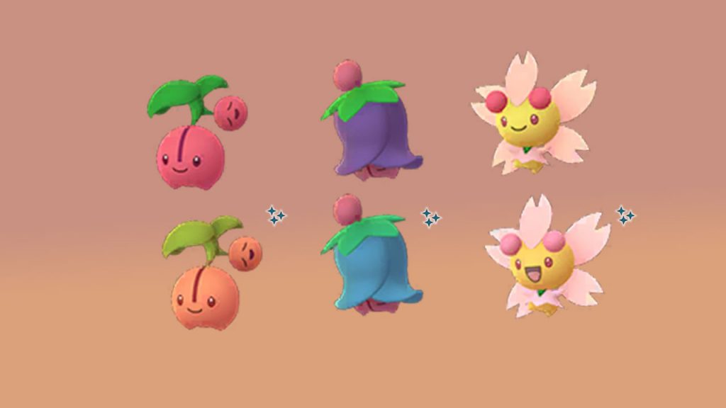 Pokémon-GO-Shiny-Kikugi-Kinoso-Wolke-Kinoso-Sonne