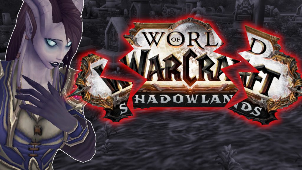WoW Draenei Mourn Shadowlands broken logo title 1280x720