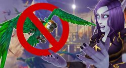 WoW no flying parrot dragonflight void elf ask titel title 1280x720