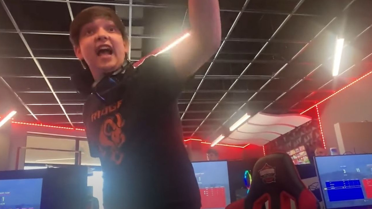 Boy gets so freaked out in Call of Duty that he gets kicked off the school team and somehow becomes famous