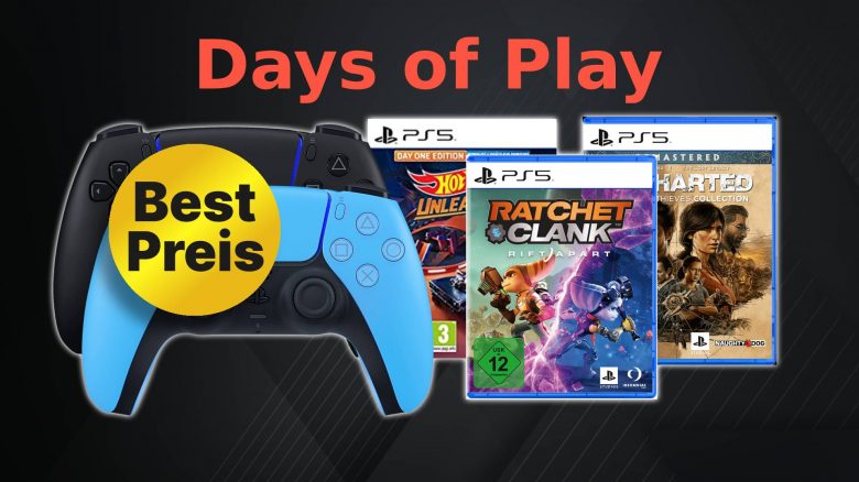 Days of Play bei Amazon: Sichert euch jetzt PS4- & PS5-Hits, DualSense und mehr im Angebot