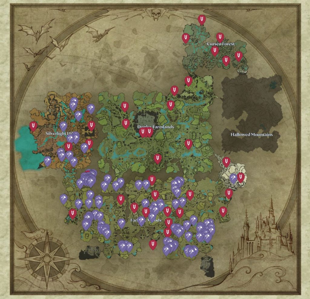 V Rising Map: Interaktive Karte zeigt euch alle Ressourcen und wo ihr ...