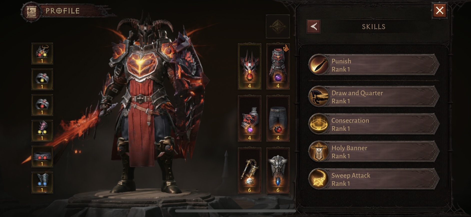 Diablo Immortal Crusader Build 1