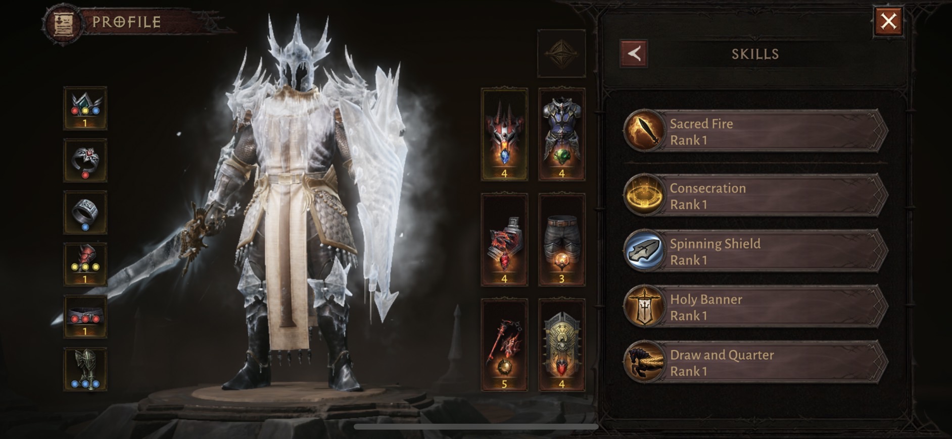 Diablo Immortal Crusader Build 3