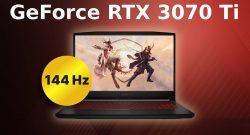 Gaming-Notebook GeForce RTX 3070 Ti