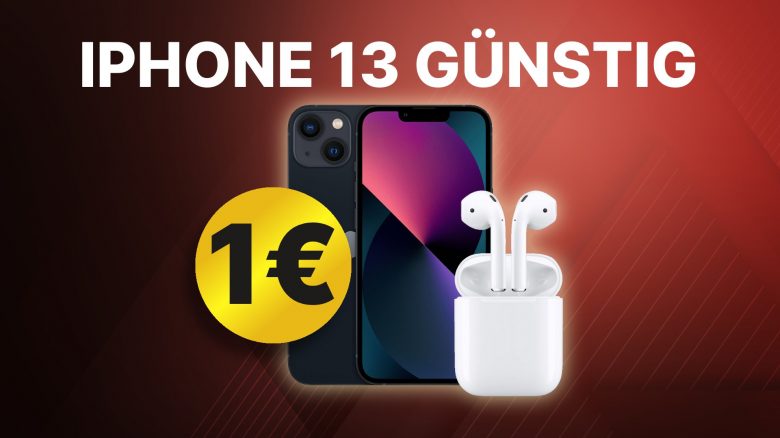 MediaMarkt: iPhone 13 inklusive AirPods und unbegrenzt 5G-Daten jetzt für nur 1 Euro im Tarif-Angebot