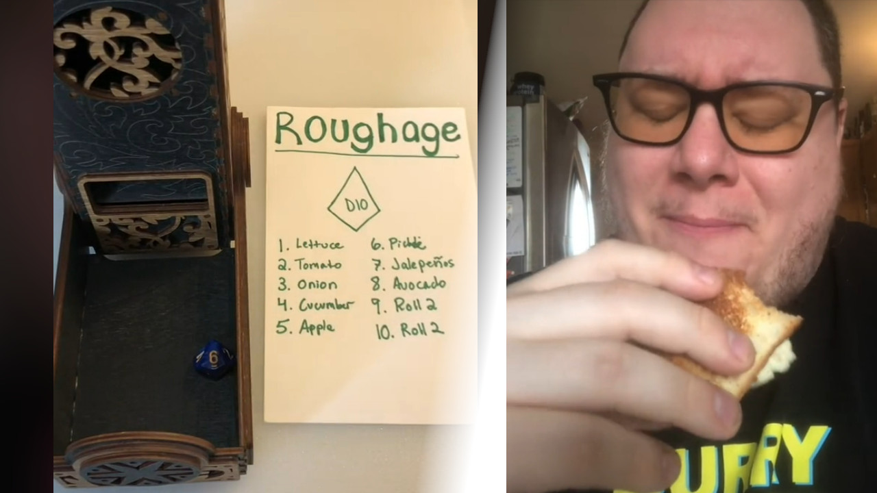 Rollenspiel-Fan lässt jeden Tag Würfel über sein Sandwich entscheiden – Wird damit TikTok-Star