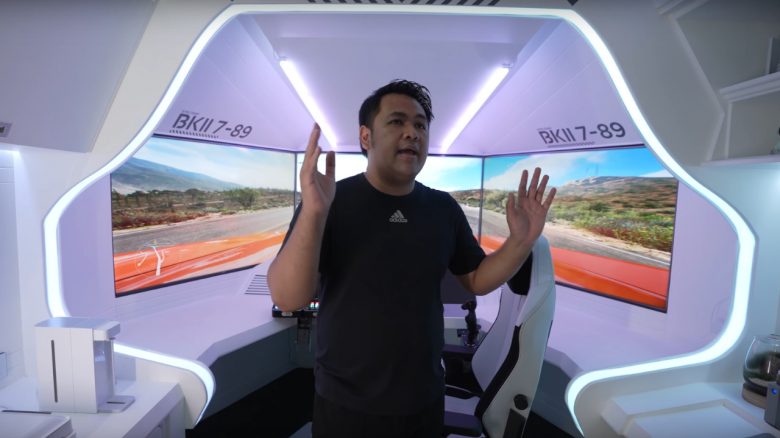 Fan von Star Citizen baut sich ein Gaming-Zimmer für 27.000 € – Sieht wie sein liebstes Raumschiff aus