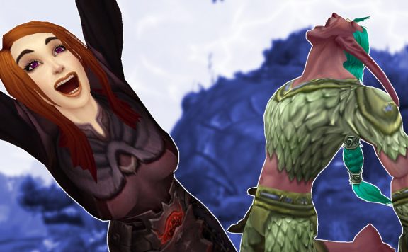 WoW Human Warlock Cheer Night Elf Hunter Death titel title 1280x720