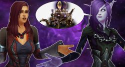 WoW Void Elf Talking Shathyar titel title 1280x720