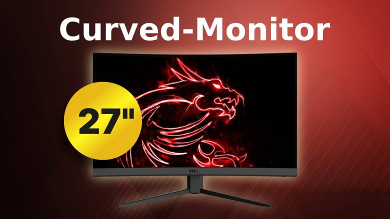 Full-HD und 165 Hz: Curved-Monitor von MSI jetzt für unter 200 Euro im Angebot