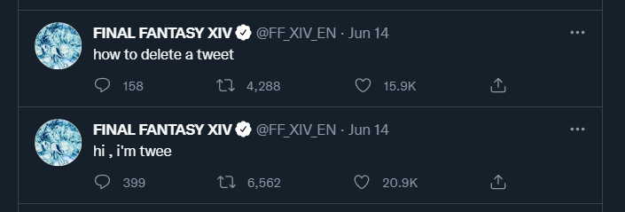 ffxiv tweetingway erster tweet