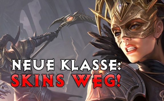 DIablo Immortal Klassenwechsel Skins weg titel