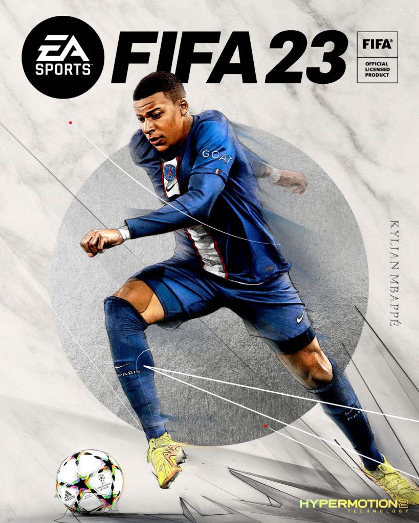 FIFA 23 Cover Mbappe standard edition