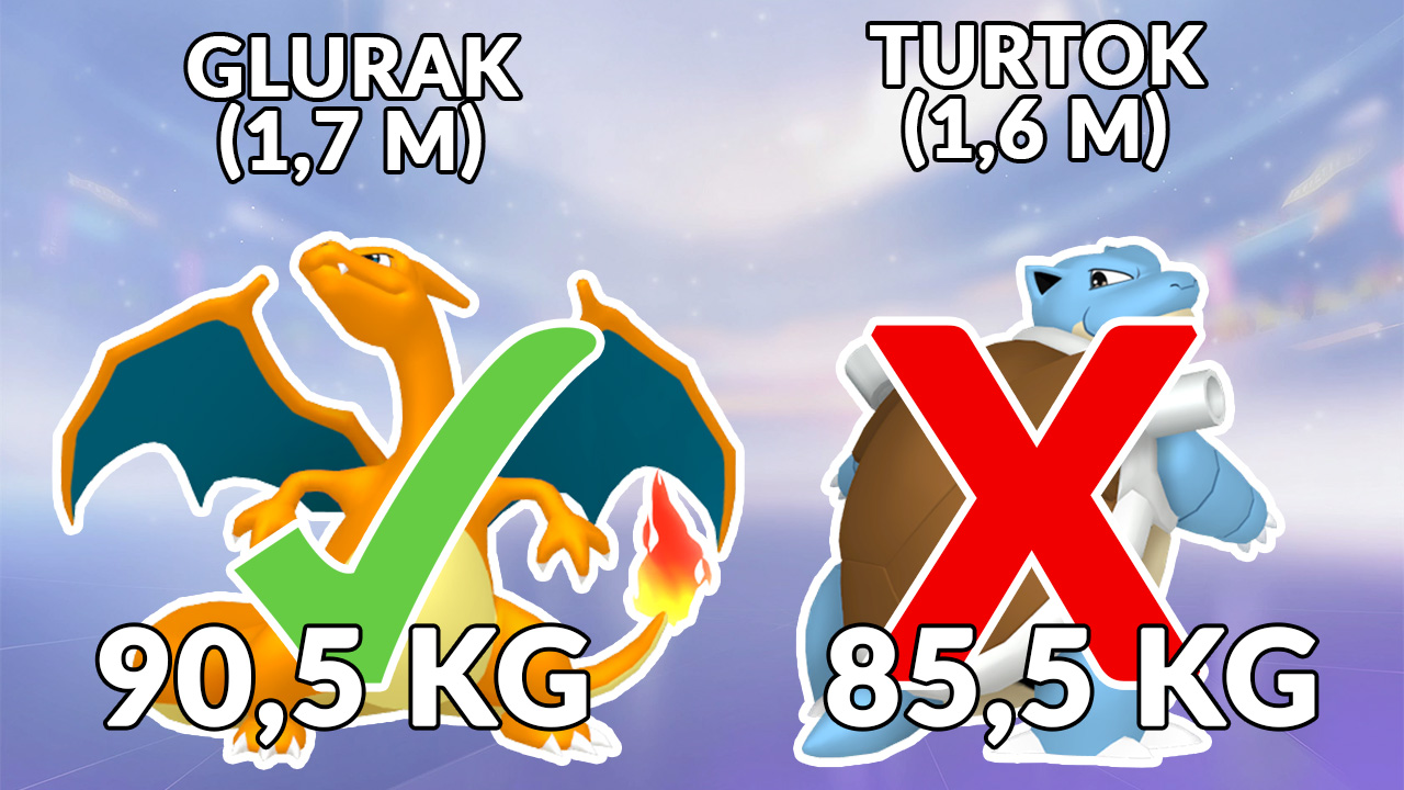 Pokemon Quiz – Gewicht – Glurak Turtok antwort