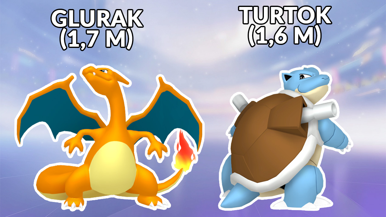 Pokemon Quiz - Gewicht - Glurak Turtok