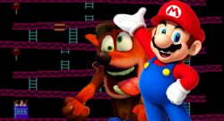 Titel das erste Spiel mit Sprung-Mechanik