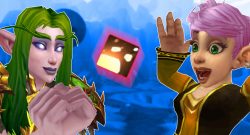 WoW Cosmic Flux Night Elf Gnome cheer titel title 1280x720