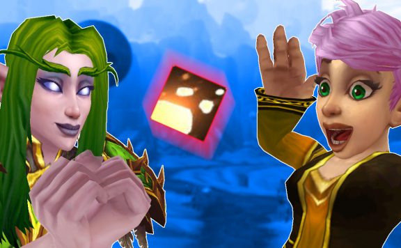 WoW Cosmic Flux Night Elf Gnome cheer titel title 1280x720