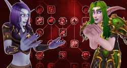 WoW Talent Trees female elf asking nod yes titel title 1280x720