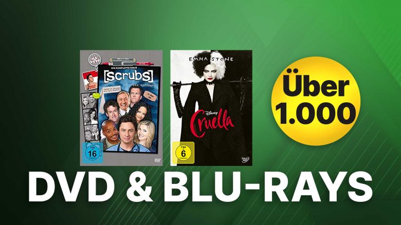 1.000 DVDs & Blu-rays im Amazon Angebot: Top-Serien & Filme zum Bestpreis