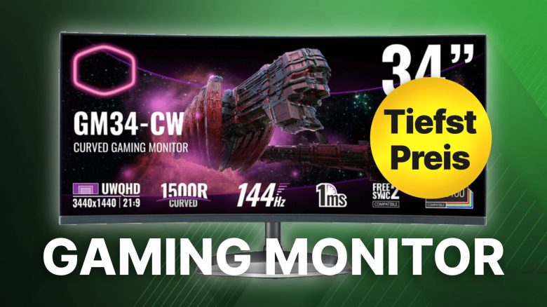 Gaming Monitor zum Tiefstpreis: Curved-Design, 144 Hz und WQHD für unter 500 Euro
