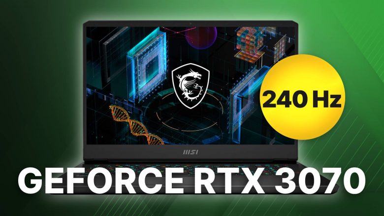 Gaming Laptop mit GeForce RTX 3070, WQHD und 240 Hz jetzt günstig wie nie