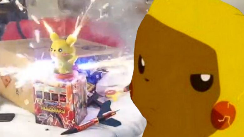 YouTuber zündet Pikachu-Feuerwerk in seiner Wohnung – Die Feuerwehr kommt noch im Livestream