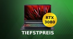 Gaming-Laptop mit RTX 3080 und Ryzen 7 jetzt zum Tiefstpreis bei Amazon