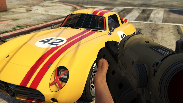 Ups! In GTA Online ist ein alter Rennwagen plötzlich kugelsicher