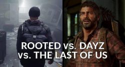 Titel Rooted Vergleich zu The Last of Us und DayZ